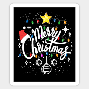 Merry Christmas Family Funny Christmas Women Men Xmas Kids Christmas Gift Shirt For Family, Couple Sticker